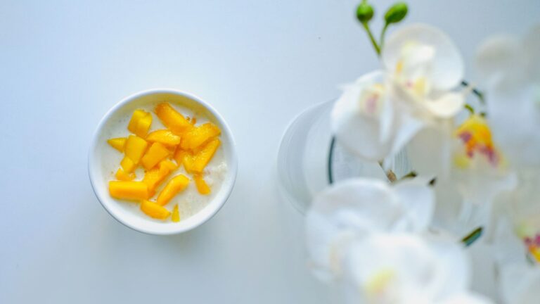 Mango Shrikhand with Cardamom and Saffron